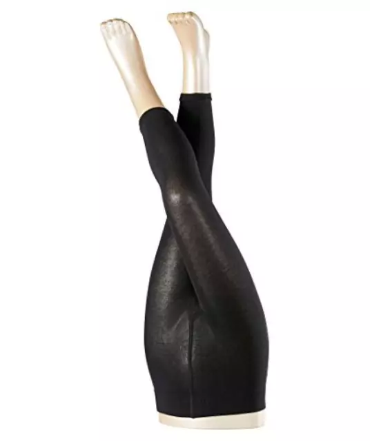 (TG. Taglia produttore: 80-92) Falke Cotton Touch Leggings, Nero(Schwarz (Black