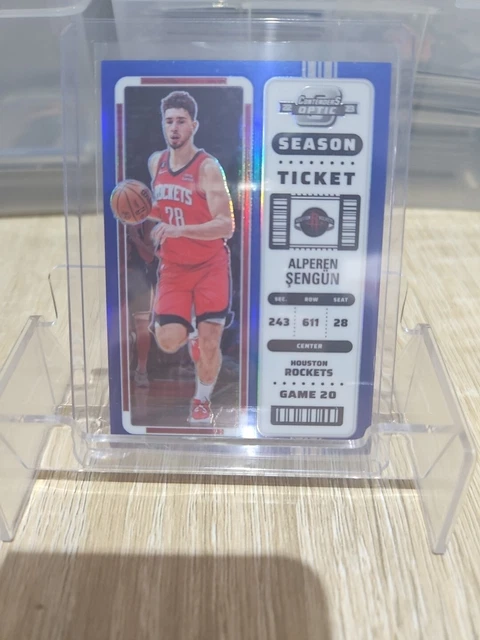 2022-23 NBA Panini Contenders Optic - Alperen Sengun  #75 Blue Season Ticket /99
