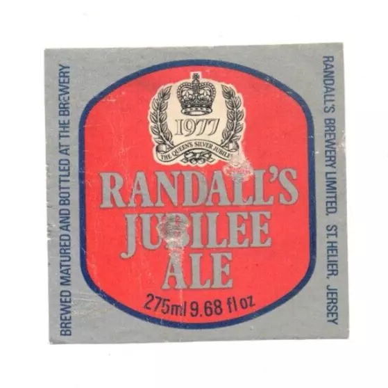 Jersey - Beer Label - Randalls Brewery, St. Helier - Randalls Jubilee Ale