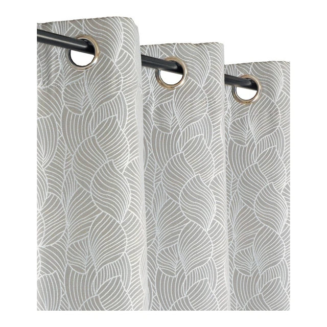 Lot De 2 Rideaux à œillets 140x240cm – Gris, Isolants Thermiques Et Phoniques, Neufs