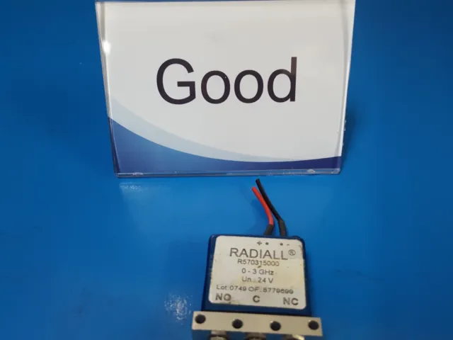 Radiall_R570315000: RF COAXIAL SWITCH 3GHz / 24V (20)