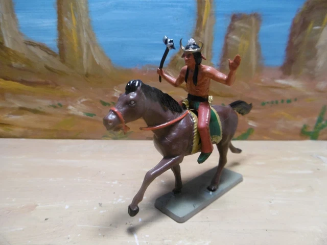 Figurine Starlux Tipi Indien - Échelle 1:32 (60mm) - Fabrication Française - État Correct