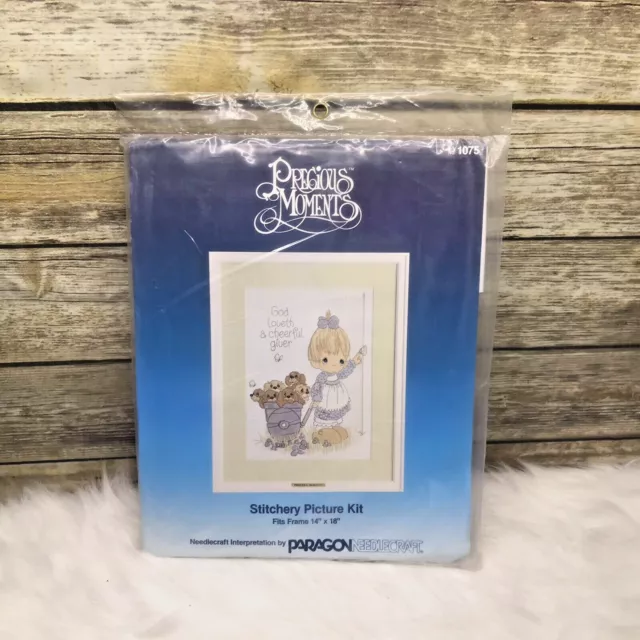 Kit de Imágenes de Preciosos Momentos De Colección God Loveth Alegre Dador Paragon Agujas