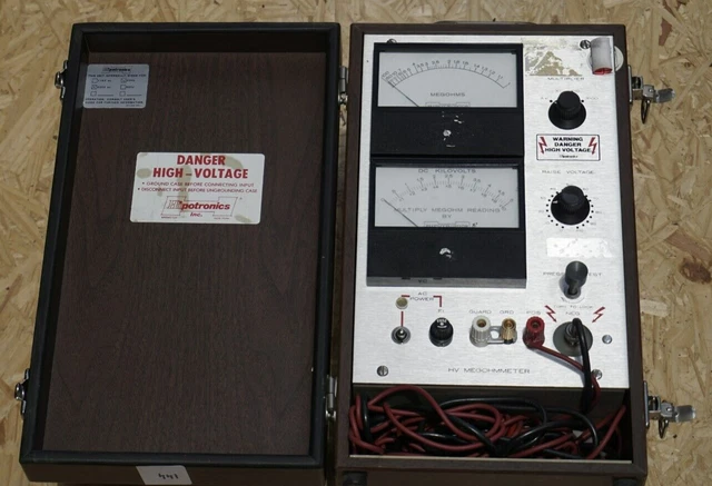 HIPOTRONICS Megohmeter Model HV