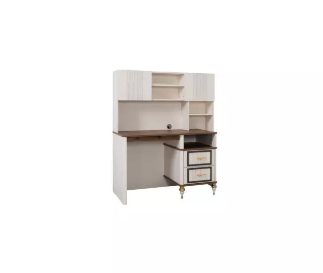 Scrivania tavolo da ufficio tavolo per computer beige mobili per ufficio legno tavolo scaffali