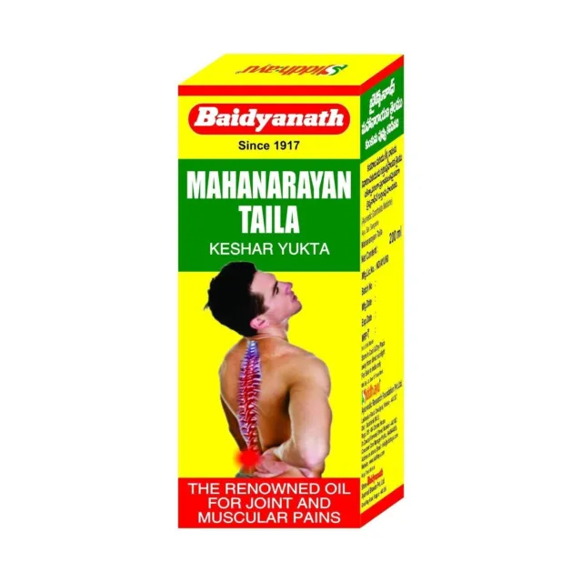 Baidyanath Mahanarayan Taila (Huile pour soulager les douleurs...