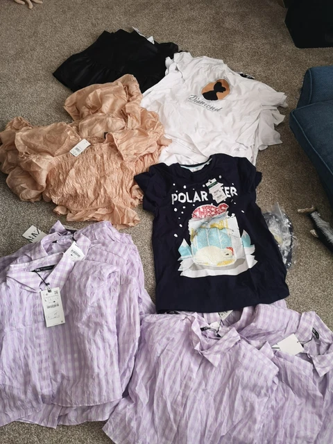 BNWT huge clothes bundle 43 items Zara next George tops skirts resale carboot