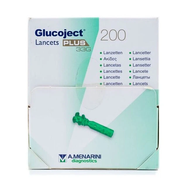 GLUCOJECT LANCETS PLUS 33G (confezione da 200)