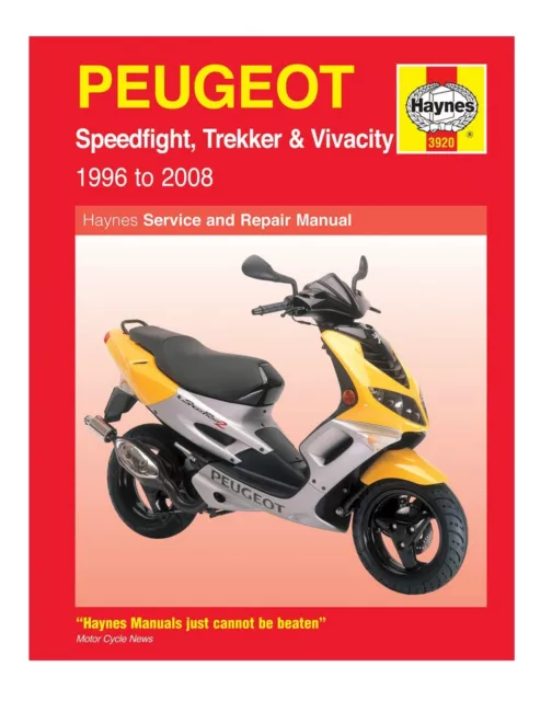 Haynes Repair/Service Manual '96-08 Peugeot, Speedfight & Vivacity (M3920)