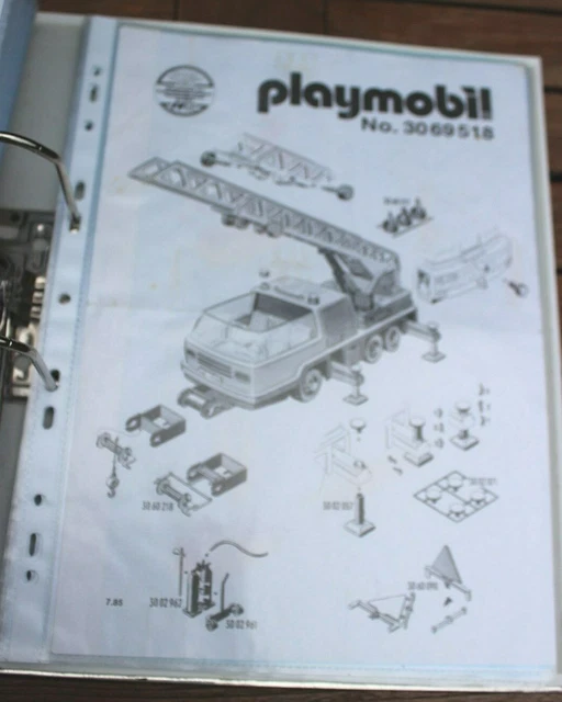 PLAYMOBIL® BAUANLEITUNG/INSTRUCTION LKW Leiterwagen (Nr.90) EUR 6,90