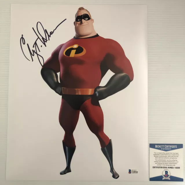 Craig T Nelson Signed Autographed 11x14 Photo The Incredibles Pixar Beckett COA2