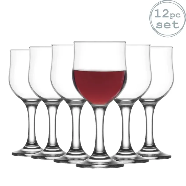 Wine Glasses Set LAV Nevakar 240ml Medium Wine Glass Pack of 12 Goblets