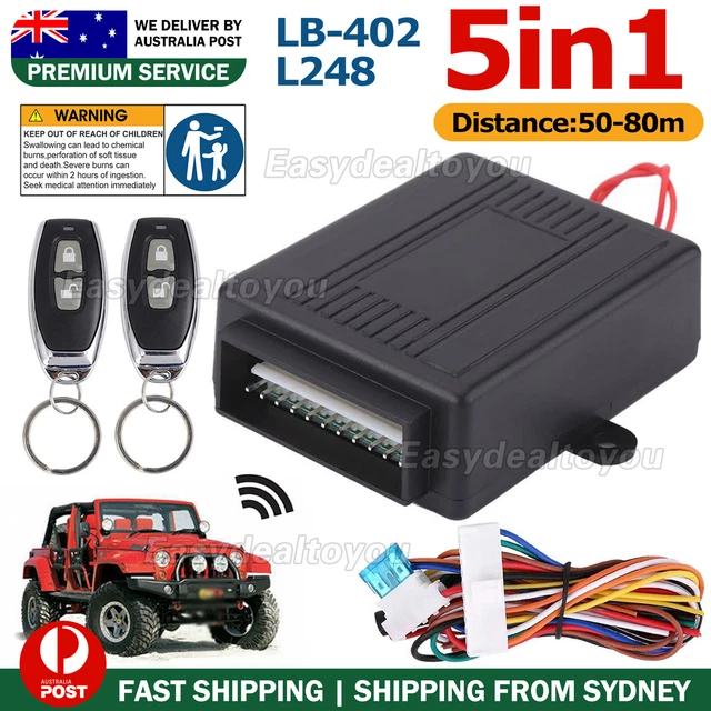 UNIVERSAL AUTO KEYLESS Entry System Door Remote Control Central Lock ...
