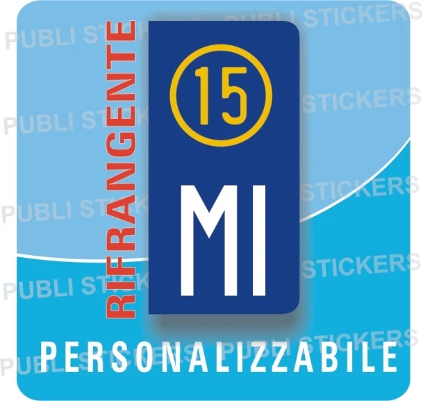 ADESIVI Targa AUTO ANNO E PROVINCIA RIFRANGENTI - PER CONCESSIONARIA AUTO ( ANNO E PROVINCIA - Foto 6