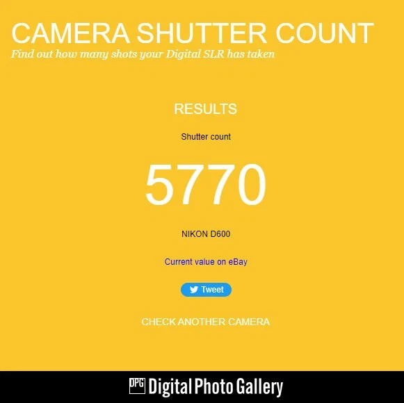 Near Mint w/box Nikon D600 24.3MP Digital SLR Camera Body Sutter 5770 clicks 2