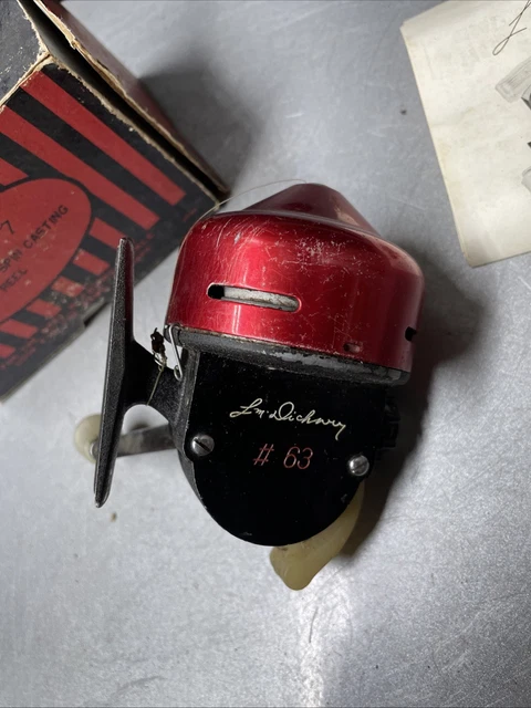 Moulinet De Pêche Vintage LM Dickson #63A – Spincast, Japon, Avec Boîte (fonctionne)