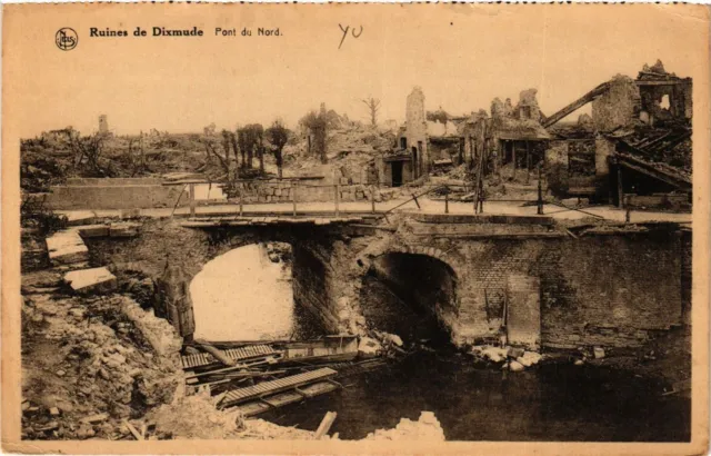 CPA Militaire, Runies de Dixmude - Pont du Nord (278273)