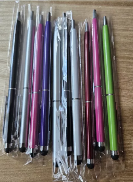 Touch Screen Stylus Writing Ballpoint Pen for iPhone iPad Tablet Samsung Android