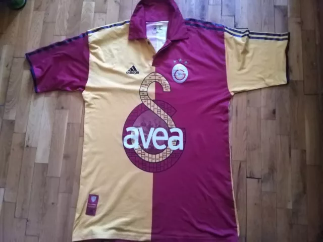Galatasaray Third football shirt tricot jersey 2004 - 2005 Adidas size XL