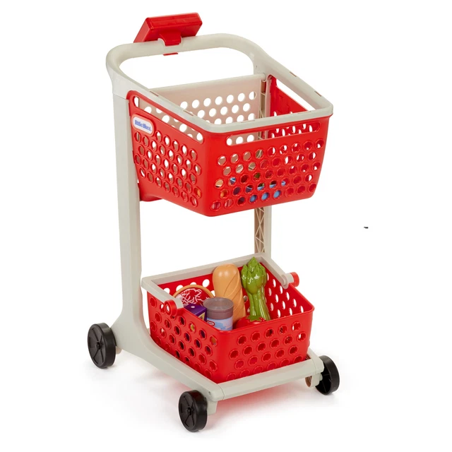 Little Tikes Shop 'n Learn Smart Cart, Realistic Toy Shopping Cart with Scanner,