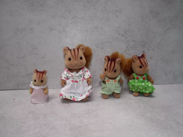 SYLVANIAN FAMILIES FURBANKS Squirrel Family Including Twins 14.99 PicClick UK