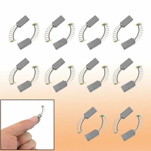 20 Pcs Spring 15/32" x 15/64" x 5/32" Hand Drill Electric Motor Carbon Brushes