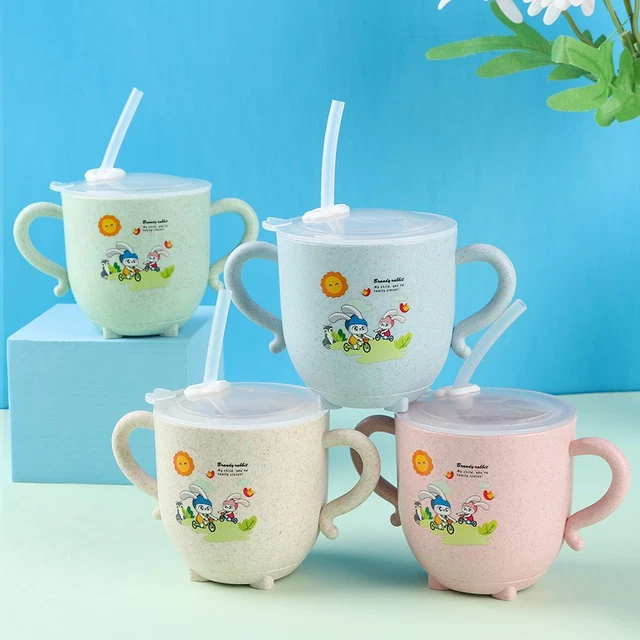Bébé tout-petits Tasse à lait Bouteilles d&#39;eau Bouteille Tasse de paille