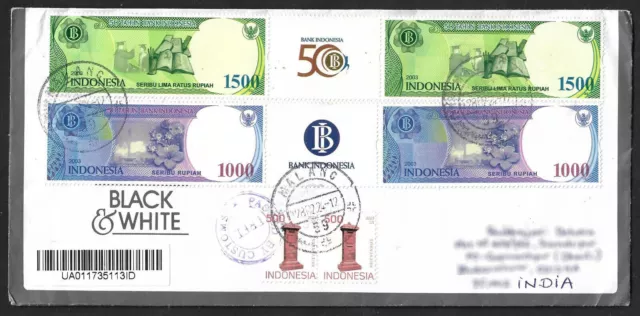 Indonésie 2003-23 Fleur, Flore, Éducation, Billet de banque, Monnaie,...