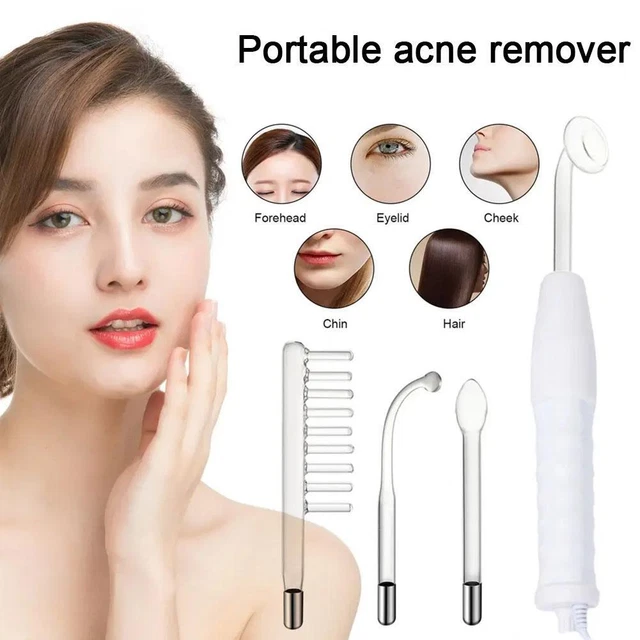 High Frequency Roller Tube Electrode - Orange Argon Gas Beauty Device Attachment