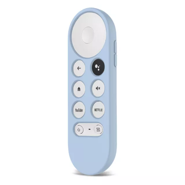 Anti Lost TV Remote Control Cover for Google TV/Google Chromecast 2020 (Blue)