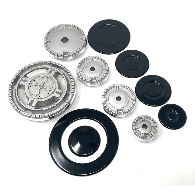 Bruciatore A Gas Kit 3 Griglie Per Piano Cottura Nardi 5 Fuochi - Compatibile, Ferro Smaltato Nero, Misura Unica Griglie Ferro Smaltato Nero - Foto 6