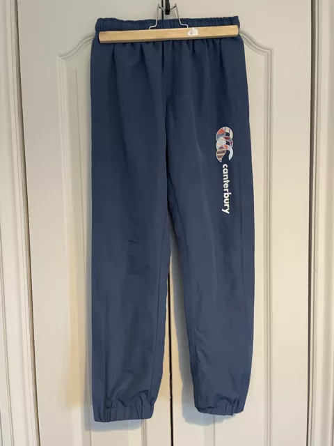 Canterbury Uglies Tapered Cuff Stadium Tracksuit Bottoms, Size 12 Years