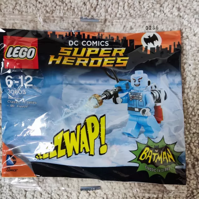 LEGO DC Comics Super Heroes Mr Freeze Minifigure 30603 Brand New And Sealed