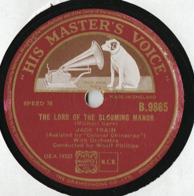 Jack Train Assisted By Colonel Chinstrap 78 - The Lord Of The Blooming Manor Ex+