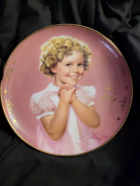 SHIRLEY TEMPLE "Precious" DANBURY MINT Collector Plate #AO1851