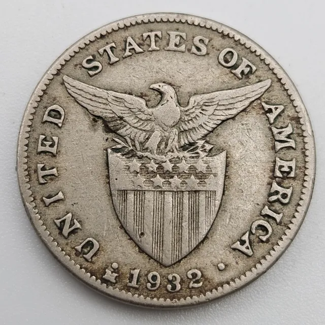 1932-M 5 Centavos VF Philippines US Manila Mint Copper-Nickel Coin Five USA