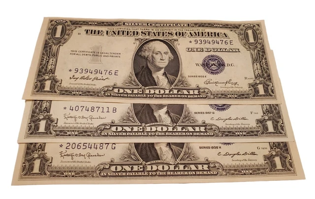 1935/1957 $1 One Dollar *Star* Silver Certificate Currency Note Uncirculated