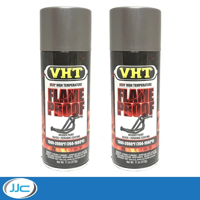 2 x 312 g - Vernice spray ignifuga ad altissima temperatura VHT - ghisa