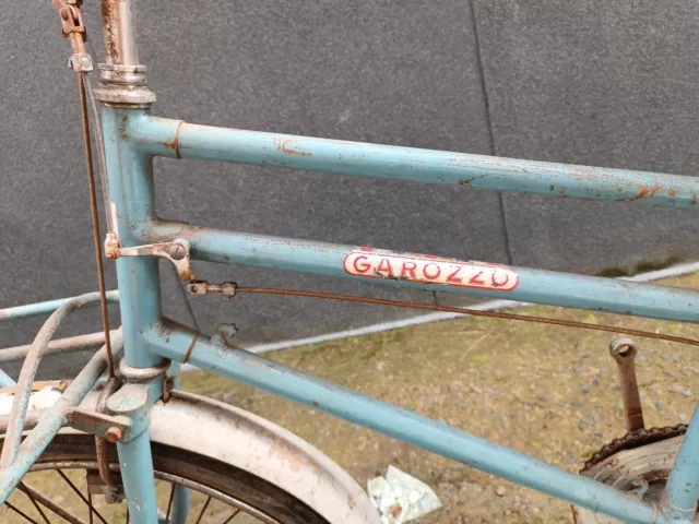 Bicicletta da Panettiere Garozzo anni 50/60 freni a bacchetta no U. Dei Bianchi 3