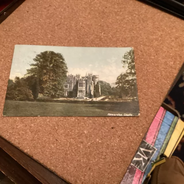 Postcard Of Hawarden Castle Flintshire Wales Posted 1907