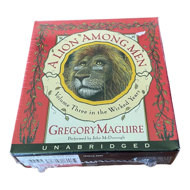 A Lion Among Men 'Volume 3 Wicked Years' by Gregory Maguire Audiobook - 8 CDs 🐙