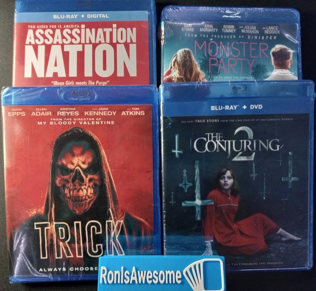 BLURAY BUNDLE LOT (4 Horror Movies) Conjuring Monster Trick Assassin