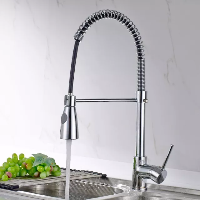 Mezclador Lavabo Cocina Ducha Profesional Isla Cromado Grifo Lavado