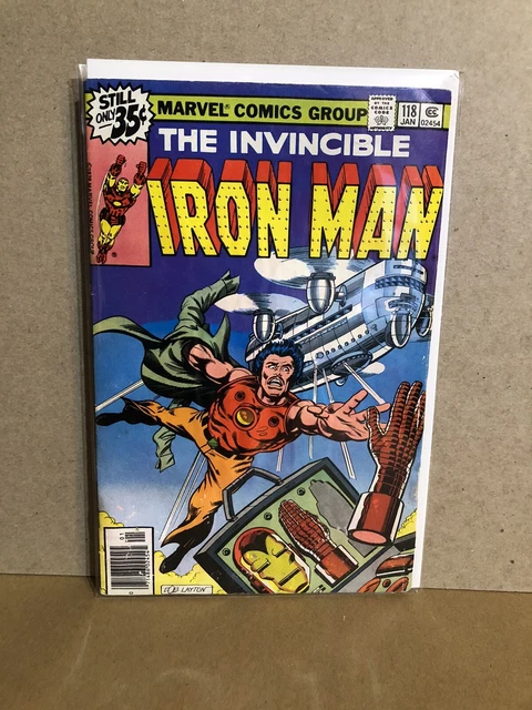 Invincible Iron Man #118 (1979) 1st App of "Rhodey"  Attic Find Low Grade