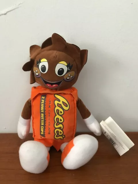 NEW Vtg 1998 Horsman Hershey's Reese's Peanut Butter Cup Bean Bag Plush Doll 10"