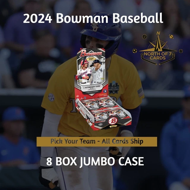 2024 BOWMAN BASEBALL PYT 1 Jumbo Case Release Day Break 2 74.99