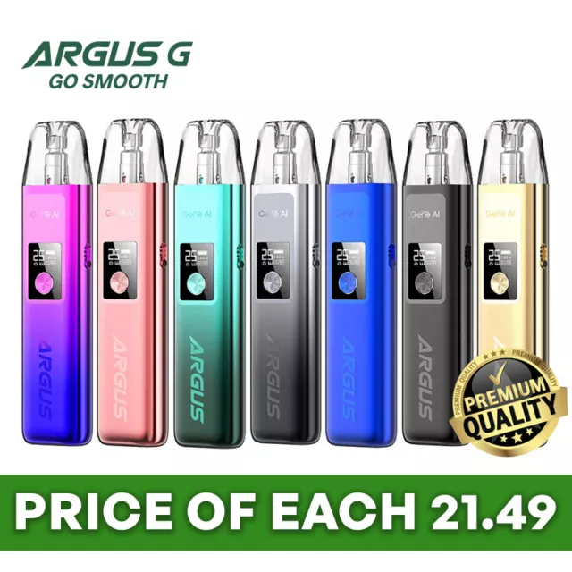 Voopoo Argus G Vape Kit 1000mAh Battery| Pod Kit | E-Cig | Vape Pen |New Arrival