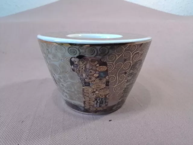 Goebel Porzellan,Gustav Klimt Artis Orbis,Teelicht,Teelichthalter,#1