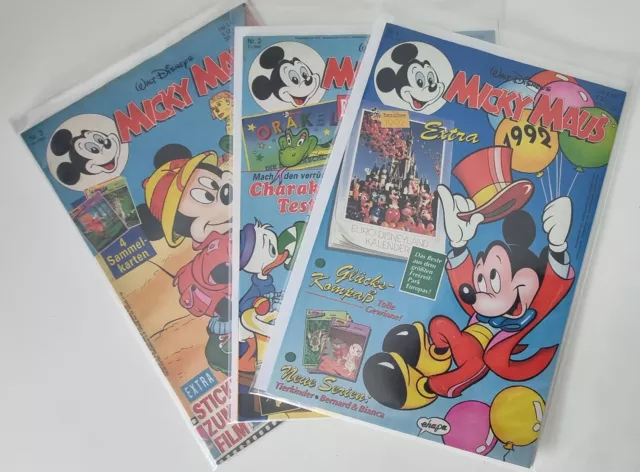 Micky Maus Jahrgang 1992 ~ Heft 1 - 53 mit allen Beilagen ~ zur Auswahl