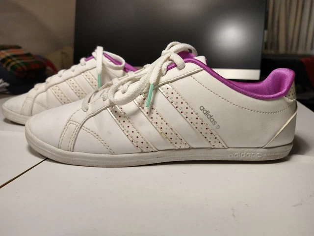 Scarpe donna Adidas ginnastica Neo Label. Misura 39. Bianco e fucsia. Usate poco